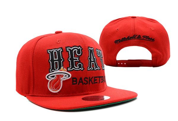 NBA Maimi Heat M&N Snapback Hat id34